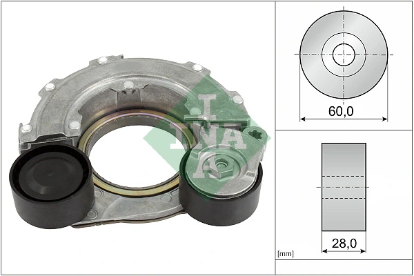 Belt Tensioner, V-ribbed belt